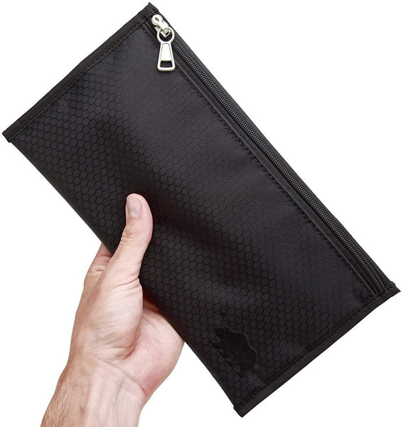 Cali Crusher 100% Smell Proof Pouch w/Locking Key (11in x 6in) (Black)