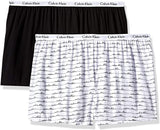 New Calvin Klein Women's Carousel Sleep Short 2 Pack, Sz XL! Black & White