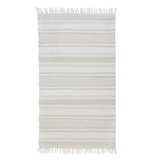New Wayfair Calypso Striped Handmade Flatweave Cotton Sand Area Rug, 3Ft X 5Ft! Retails $237 W/Tax!