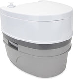 New Camco Premium Portable Travel Toilet With Three Directional Flush And Swivel Dumping Elbow, Designed for Camping, RV, Boating And Other Recreational Activites (5.3 gallon, Frustration Free Packaging) Retails $232+