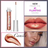 Brand new Buxom Full-On Plumping Lip Polish Top Coat - Camila! (Golden Peach with Gold Sparkle Top Coat) Retails $24+