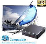 NEW CAMWAY 4K HDMI Audio Extractor HDMI to HDMI Optical TOSLINK SPDIF and 3.5mm Analog Stereo Audio Converter HDMI Audio Splitter Adapter Support 3D for Apple TV Blu-ray Player