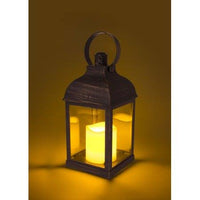 Battery Operated Rustic LED Candlelight Lantern! Retail $24.99