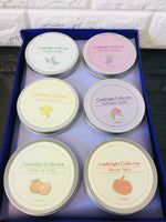 New in box! Candlelight collection set of 6 Beautifully scented Candles, 6 Oz each!