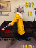 New Candyman 1980s 2021s Horror Movie Halloween Costume Cosplay Coat Cloak & Hook