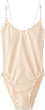 New in package! Capezio Women's Camisole Leotard with Clear Transition Straps, Sz S! (Fits 4-6) Great for Dance & Fashion!
