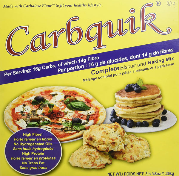 New Carbquik KETO Complete Biscuit and Baking Mix, 1.36 kg (Pack of 1), 2g net carb per serving No sugar! Retails $26+