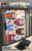 Brand new Total Vision Ultra Slim & Lightweight RFID Blocking Card Case! 7 Card slots! Fits in your pocket or purse! Protects from Identity Theft! Owls
