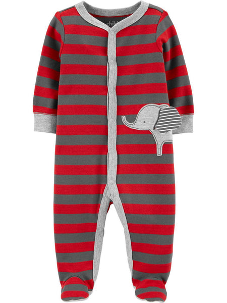 New with tags! Child of Mine made by Carter's Newborn Boys' Sleep N Play Outfit - Elephant, 0-3 Months!