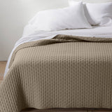 New Cashmere Blend Quilt - Casaluna in Dark Sand! Quilt only! KING! Retails $169+