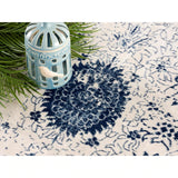 New Casper 9936 Navy Area Rug, 3'9" X 5'6". Made in Turkey! High quality polypropylene fibers, soft, soft and durable.