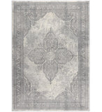 New Sunshine - 3 Ft 9 inch x 5Ft  6 inch Casper 9993 Grey Rectangle Rug! Made in Turkey!