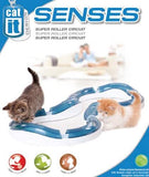 New in box! Catit Design Senses Super Roller Circuit Toy for Cats, enticing cats to chase and swipe at it! t's the ultimate exercise stimulator for cats.
