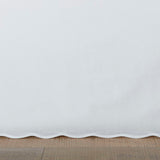 New Wayfair Item! One Allium Way Queen Caudill 15" Tailored Bed Skirt, White, Queen! Retails $83+