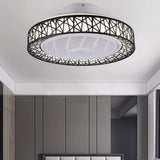 New in box! SDFDSSR Ceiling Fan with Remote Control and Dimmable LED Light 19.7" Contemporary Indoor Enclosed Low Profile Fan Light for Bedroom, Living Room! Retails $507 w/tax!