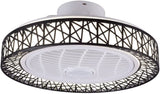 New in box! SDFDSSR Ceiling Fan with Remote Control and Dimmable LED Light 19.7" Contemporary Indoor Enclosed Low Profile Fan Light for Bedroom, Living Room! Retails $507 w/tax!