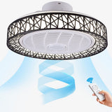 New in box! SDFDSSR Ceiling Fan with Remote Control and Dimmable LED Light 19.7" Contemporary Indoor Enclosed Low Profile Fan Light for Bedroom, Living Room! Retails $507 w/tax!