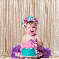 New Sequin Backdrop 4ft x 8ft Silver Fabric Backdrop, Great for Many Uses! Also Great as Tapestry on Wall!