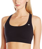 New The World's Best Sports Bra, Champion Women's Absolute Sports Bra with SmoothTec Band, Black, Sz L!