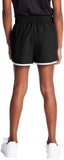 New C9 Champion Kids Girls' 2" Woven Running Shorts in Black & White, Sz XL (14-16)