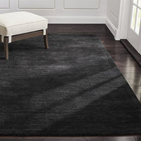Hand Woven Alliviah Flatweave Charcoal Area Rug by Latitude Run! 5Ft X 7Ft 9 Inch! Stain Resistant! Made in India! Retails $479+