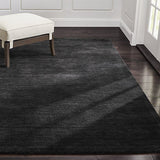 Hand Woven Alliviah Flatweave Charcoal Area Rug by Latitude Run! 5Ft X 7Ft 9 Inch! Stain Resistant! Made in India! Retails $479+