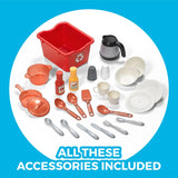 New in box! Step2 Best Chef's Kitchen! Ages 2+ Includes 25 Piece Accessory kit & recycling bin!