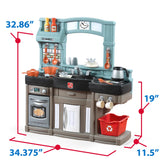 New in box! Step2 Best Chef's Kitchen! Ages 2+ Includes 25 Piece Accessory kit & recycling bin!