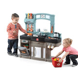New in box! Step2 Best Chef's Kitchen! Ages 2+ Includes 25 Piece Accessory kit & recycling bin!
