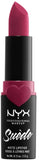 New NYX Professional Makeup Suede Matte Lipstick, Cherry Skies