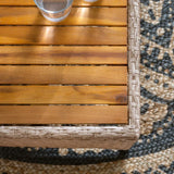 New in box! Wayfair Brookside Chloe Rattan Outdoor Seating Collection - Sectional with table! Retails $936 w/tax!
