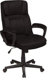 Fully Assembled Brand new AmazonBasics Classic Office Desk Computer Chair - Adjustable, Swivelling, Ultra-Soft Microfiber - Black