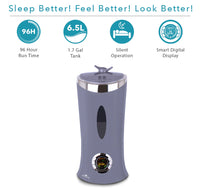 New in box! Air Innovations Clean Mist Digital Top Fill Humidifier with remote in Platinum Grey! Retails $158+