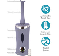 New in box! Air Innovations Clean Mist Digital Top Fill Humidifier with remote in Platinum Grey! Retails $158+