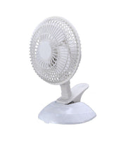 New in box! MAINSTAYS 6-inch Clip Desk Fan, white! Freestanding base included if you do not want to use the clip!