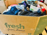 New Large SKID of Clothing! 4 feet X 4 Feet! Hundreds of pieces, assorted brands & sizes, mostly women's, Great for re-sellers, selling as we received it, we have no room!
