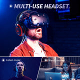 New in box! VANKYO Gaming Headset CM7000 Pro Headset with 7.1 Surround Sound Stereo, Noise Canceling Mic & Memory Foam Ear Pads for PS4, PC, PS5, Xbox One, Nintendo Switch