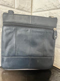 New Women's Cobalt Blue cross body Purse, Made In India, Genuine Leather!
