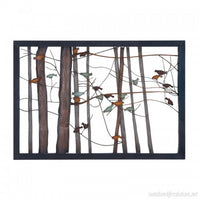 Brand new Large 27 inch x 39 inch Cole & Grey Metal Wall Decor, Birds! Retails $250+