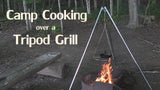 New Coleman Tripod Grill and Lantern Hanger! Sturdy! Galvanized Steel legs!