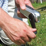 New Compuye hand crank flashlight (silver), never needs batteries!!
