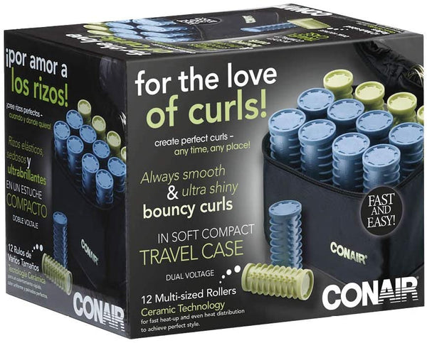 Conair compact rollers fast heat up best sale