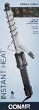 New in box! Conair Instant Heat 3/4 in Spiral Curling iron, 30-Second instant heat-up and 25 heat settings for every hair type