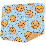 Cute Cookie Love Mouse Pad - Computer Gaming Laptop Desk Pad for Girls Boys Kids, Eco-Friendly Non-Slip Waterproof Cork