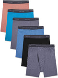 New in package! Fruit of the Loom Mens Coolzone Boxer Briefs (Assorted Colors) Sz 3X!