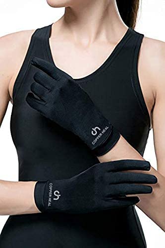 Copper Heal Arthritis Compression FULL Hand Gloves - Glove Rheumatoid Arthritis, Carpal Tunnel, RSI Osteoarthritis & Tendonitis Full Hand Fingers, Sz M!