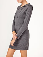 Women's Core Life Hooded Sweater Dress in Grey! Size M! Retails $70+