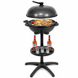 New in box! Wayfair 1350W Outdoor BBQ Freestanding Electric Grill with Removable Stand by Costway! Retails $280+ (Small dent on top cover from transport)