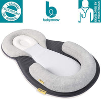 COSYDREAM NEWBORN LOUNGER - SMOKEY by Babymoov Original, From birth to 3 Months! Machine-washable, lightweight (0.55lbs) and foldable for easy travel and care! Retails $70+