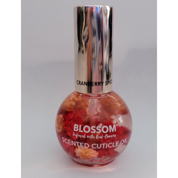 New Blossom Scented Cuticle Oil Infused with Real Flowers - Cranberry Spice